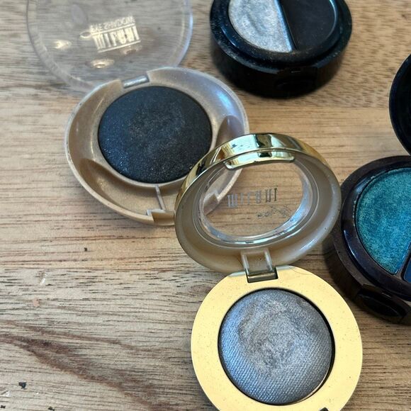 Lot of 6 eyeshadows L'Oreal MILANI Sally silver blue green - Picture 4 of 5